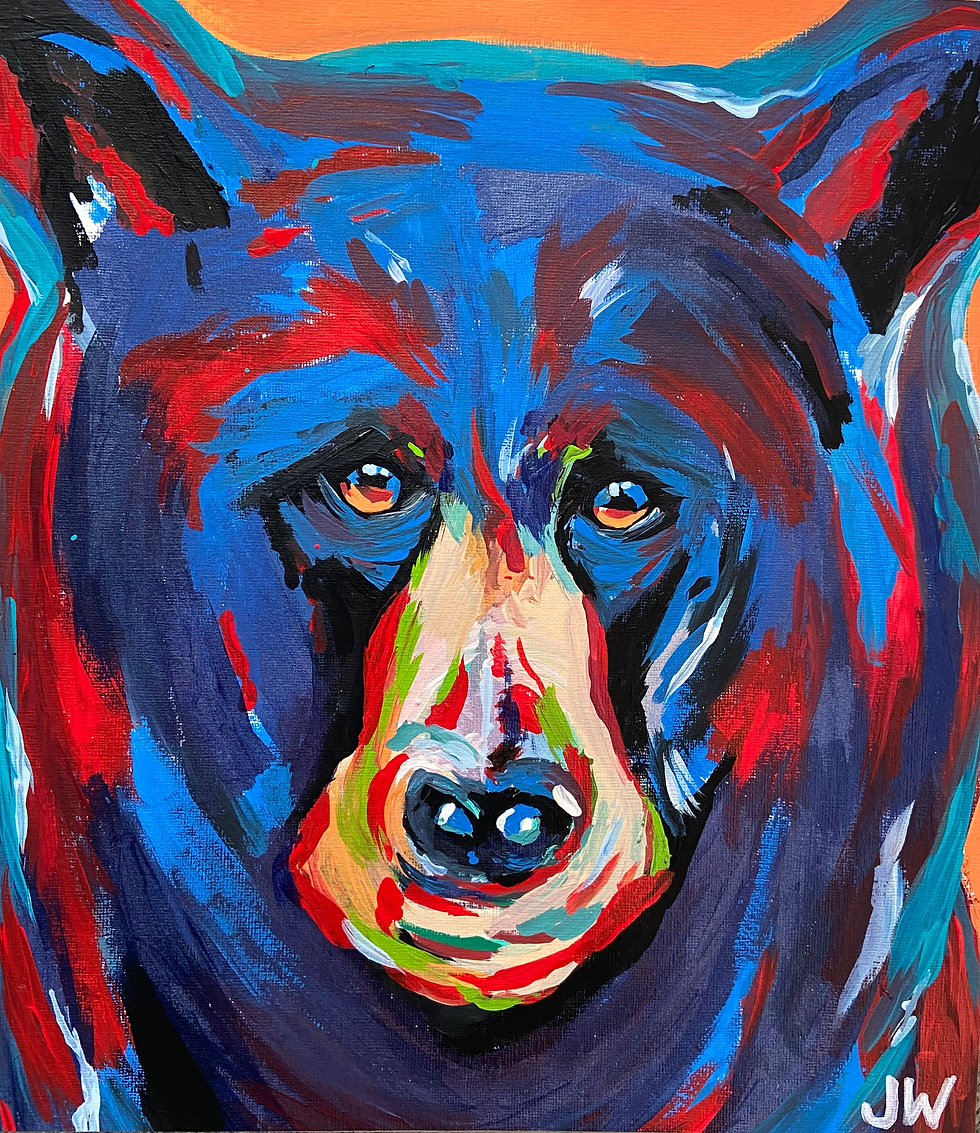 Acrylic Workshop - Grizzly Bear