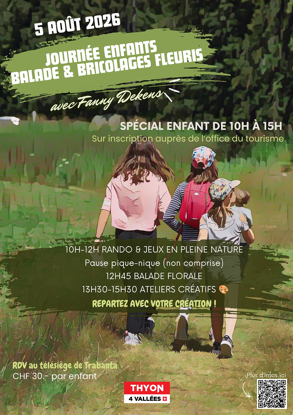 Journée enfants et bricolages fleuris avec Fanny Dekens
