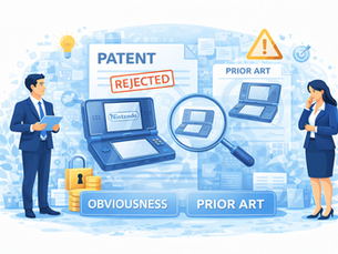 Nintendo's Patent was rejected for Obviousness