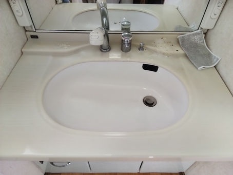 洗面設備補修~