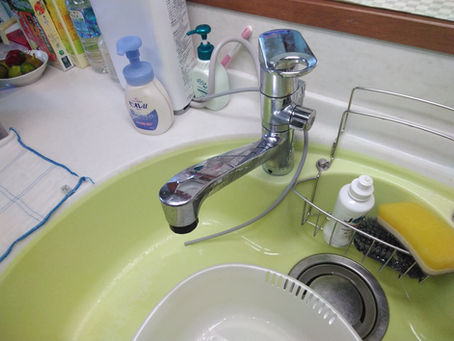 キッチン水栓取替~