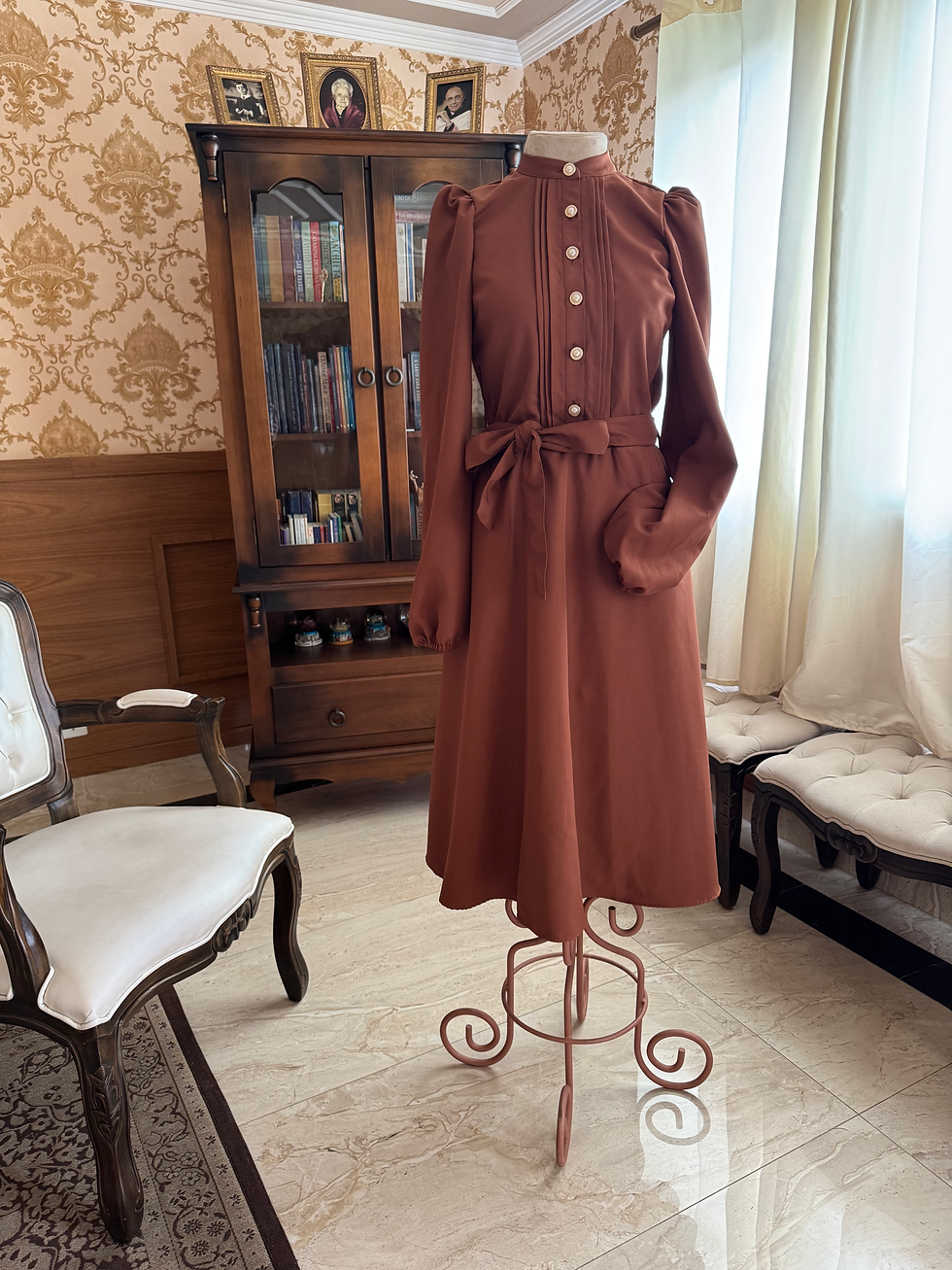 Miniatura: Vestido Santa Gertrudes - Terracota