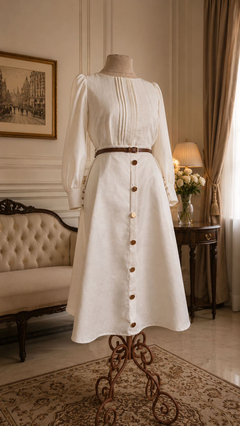 Saia Santa Mônica - Jacquard