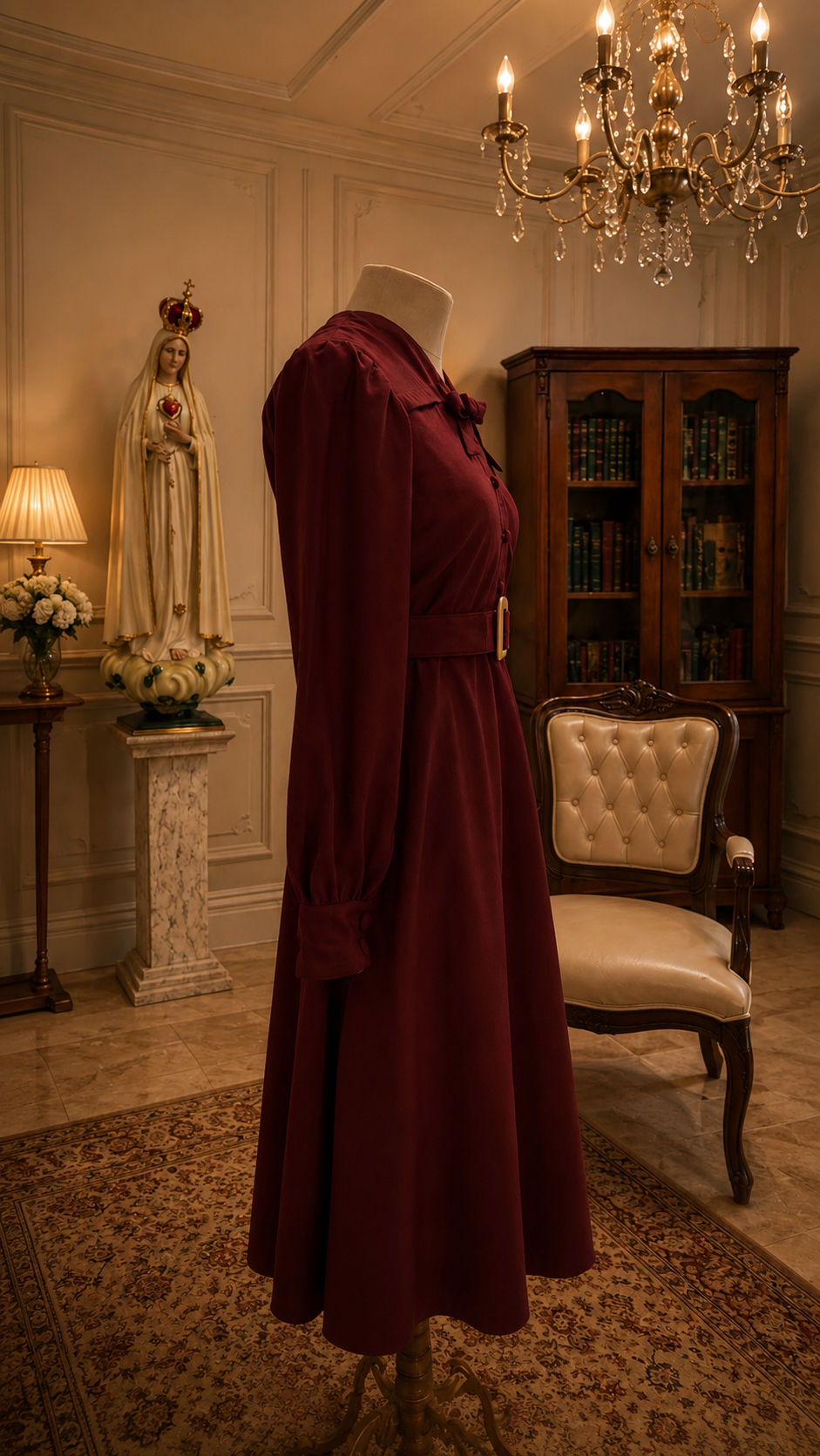 Miniatura: Vestido Mater Boni Consilii - Marsala