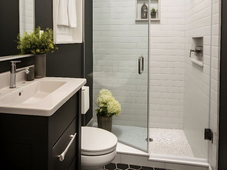 small bathroom remodel with tile shower