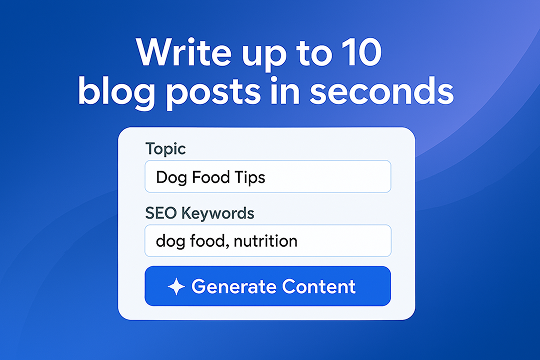 AI Bulk Blog Post SEO Writer banner