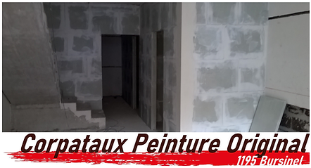 Pose de plaques d'ALBA sur trois étages avant le lissage.