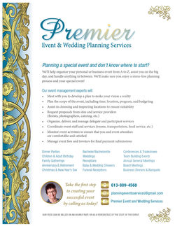 Premier Event Planning Poster
