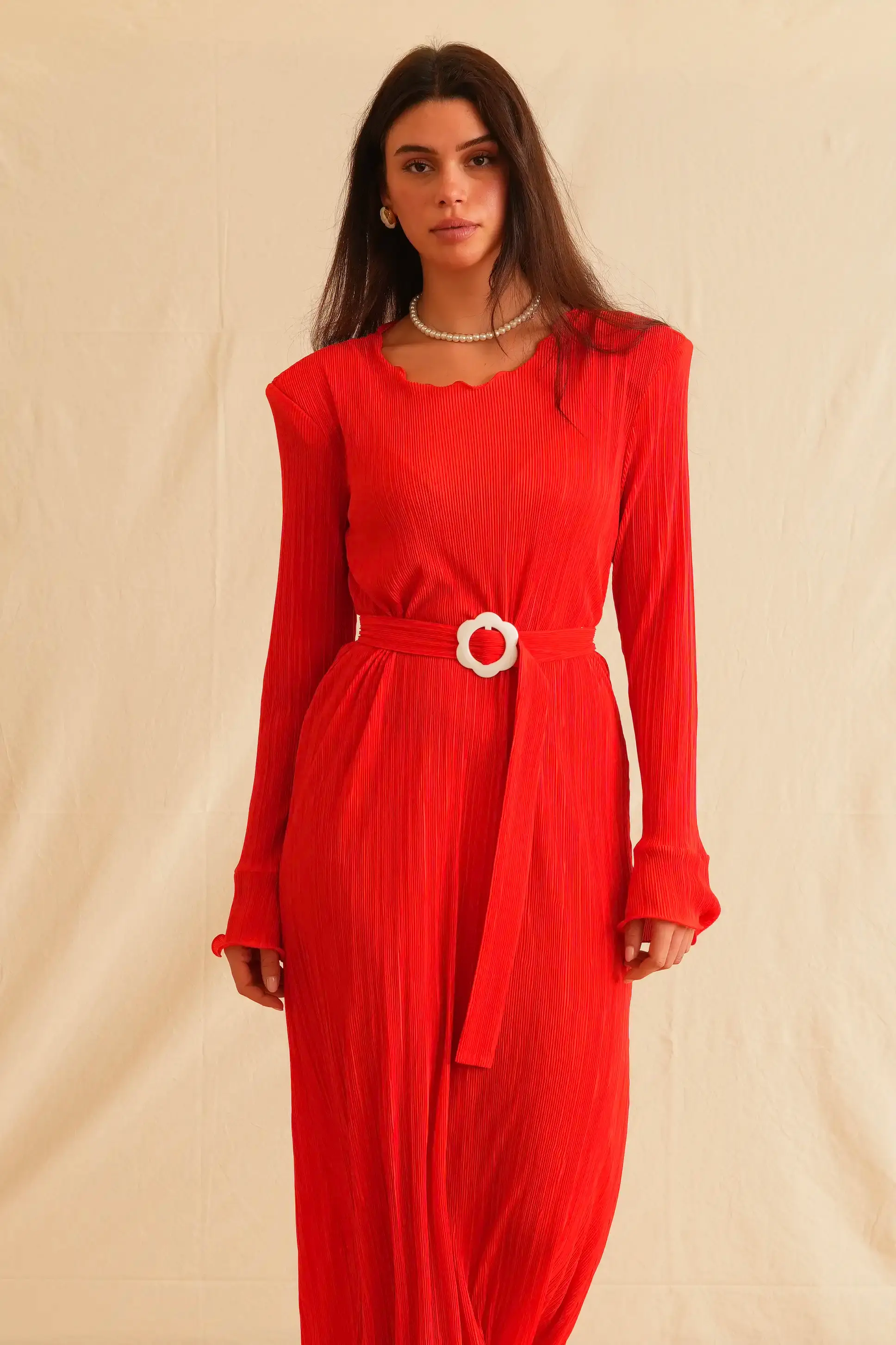 Amore In Red Maxi Dress