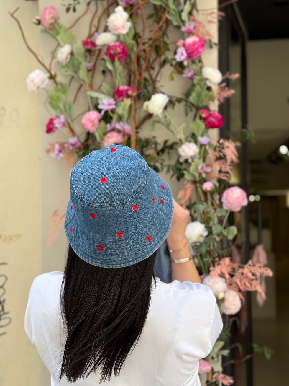 Thumbnail: JEAN " LOVE " DARK BLUE HAT