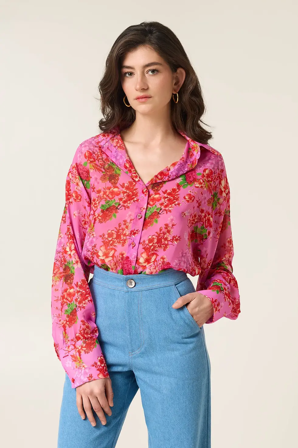 Thumbnail: CAMELIA OVERSIZED SHIRT