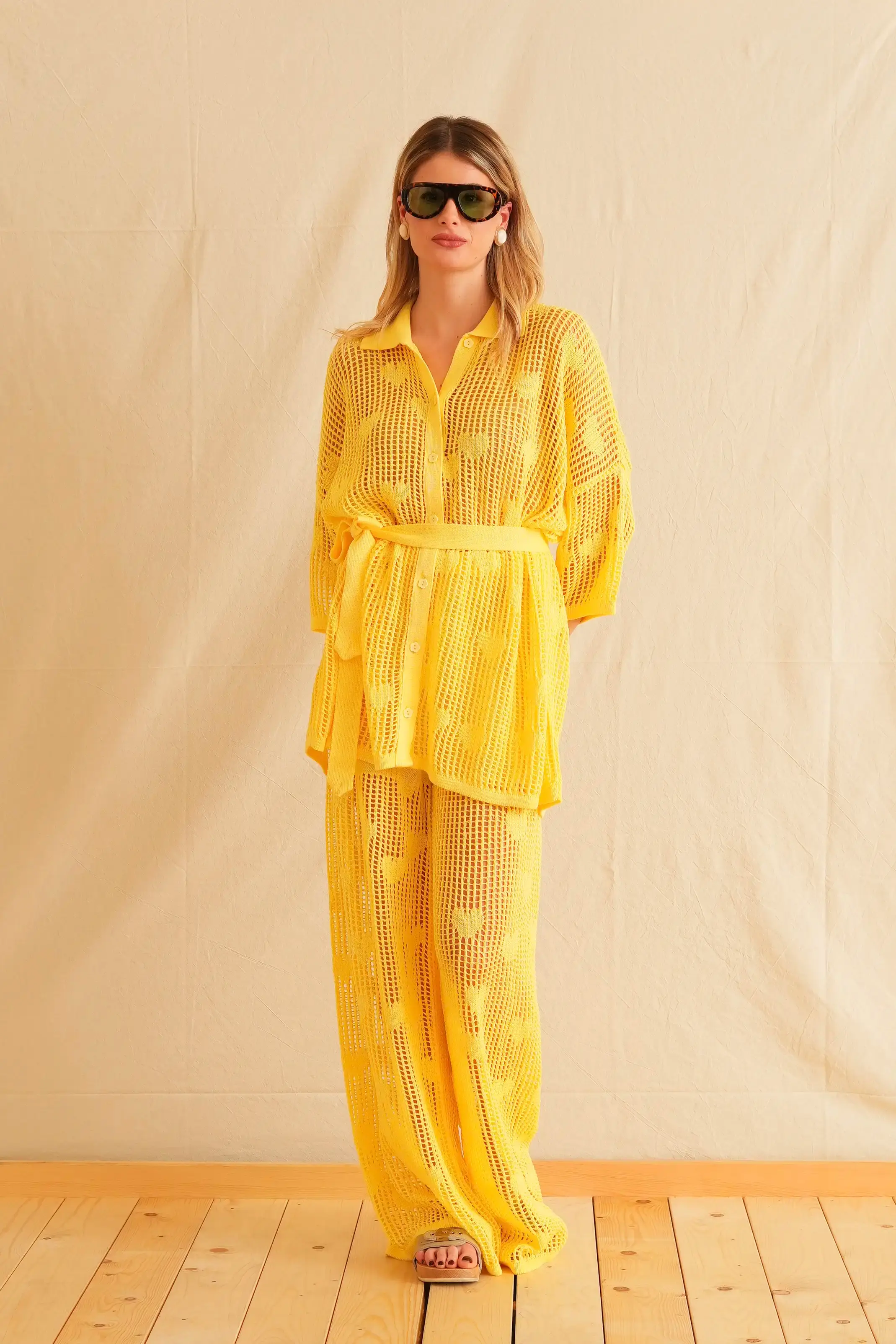 Lemon Knit Pant