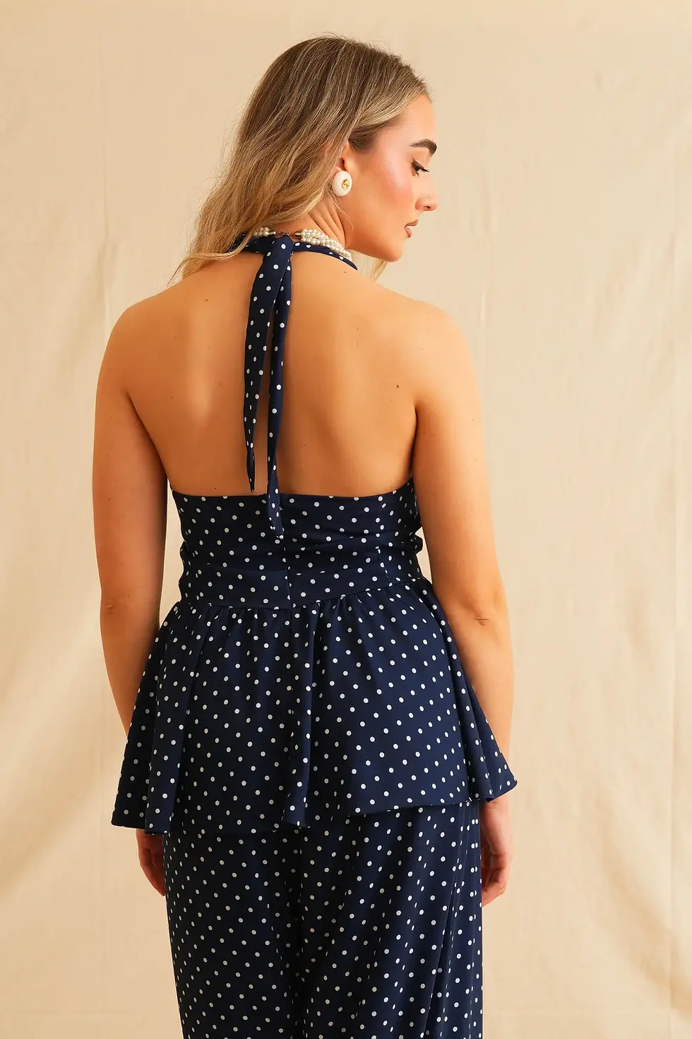 Thumbnail: Polka Dots Backless Top