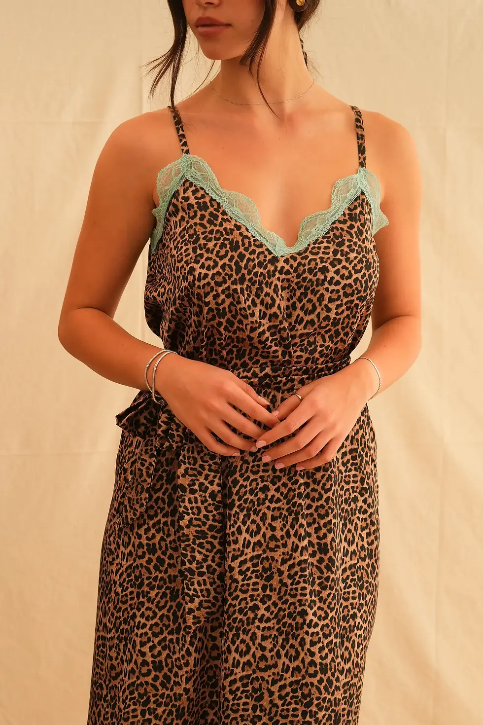Thumbnail: Animal Satin Dress