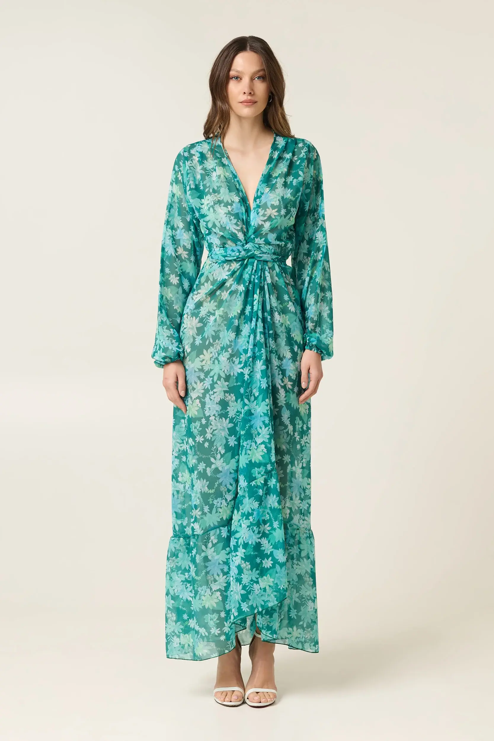 BOTANICAL POLYMORPHIC KIMONO