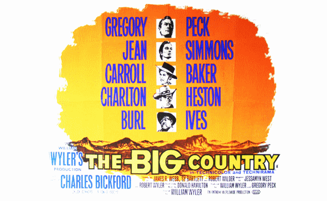 The Big Country (1958) MOVIE POSTERS 5An