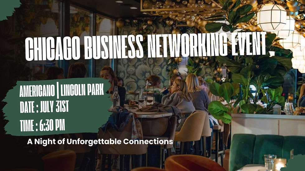 Chicago Business Networking Event @ Americano, Lincoln Park