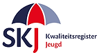 Logo van SKJ register: Geregistreerd logo van een specialist als Jeugdprofessional