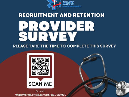 EMS Providers Asked to Complete Recruitment and Retention Survey