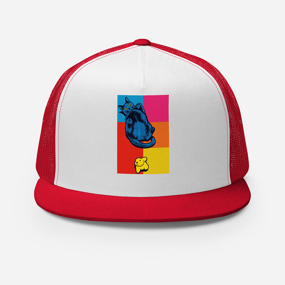 Thumbnail: Playful Kitten Trucker Cap