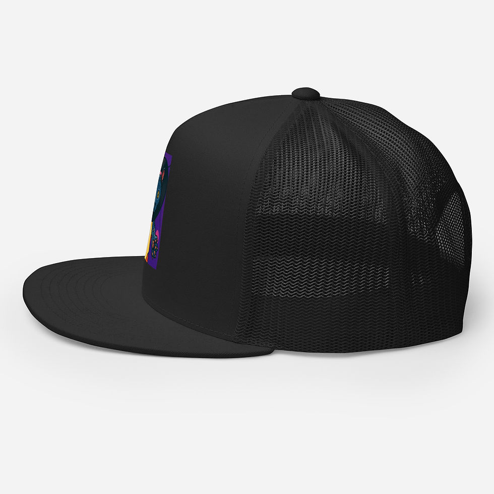 Thumbnail: Vinyl Kitten Trucker Cap