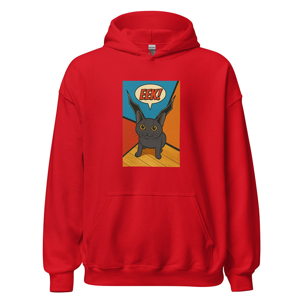 Thumbnail: BatCat2 Unisex Hoodie
