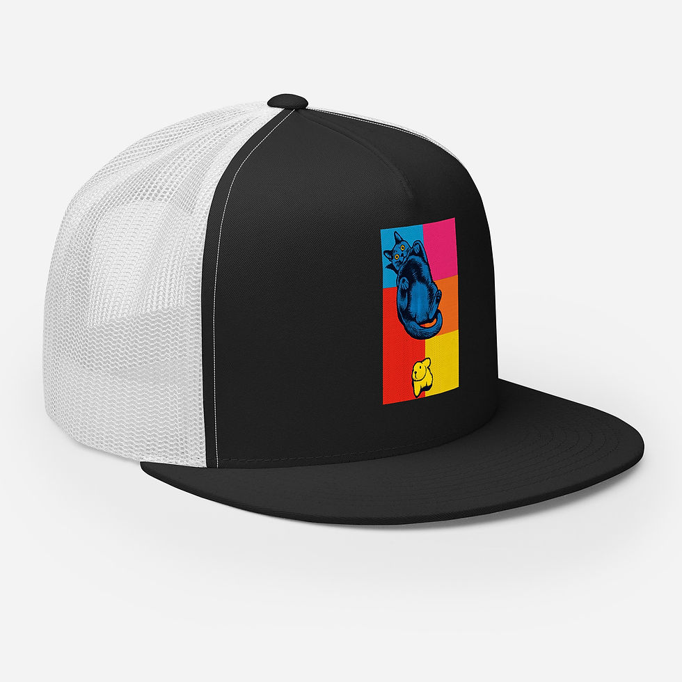 Thumbnail: Playful Kitten Trucker Cap