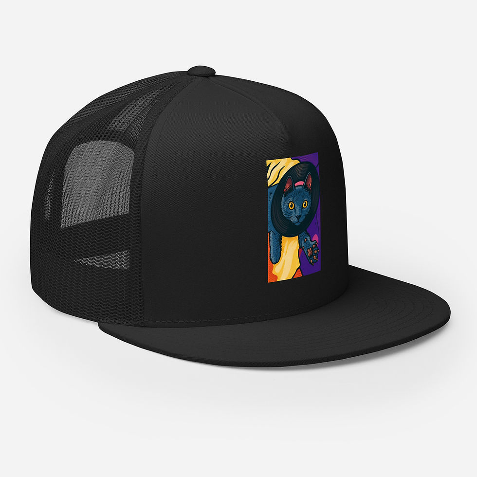 Thumbnail: Vinyl Kitten Trucker Cap