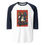 Thumbnail: Tuxedo DJ Cat 4 3/4 sleeve raglan shirt