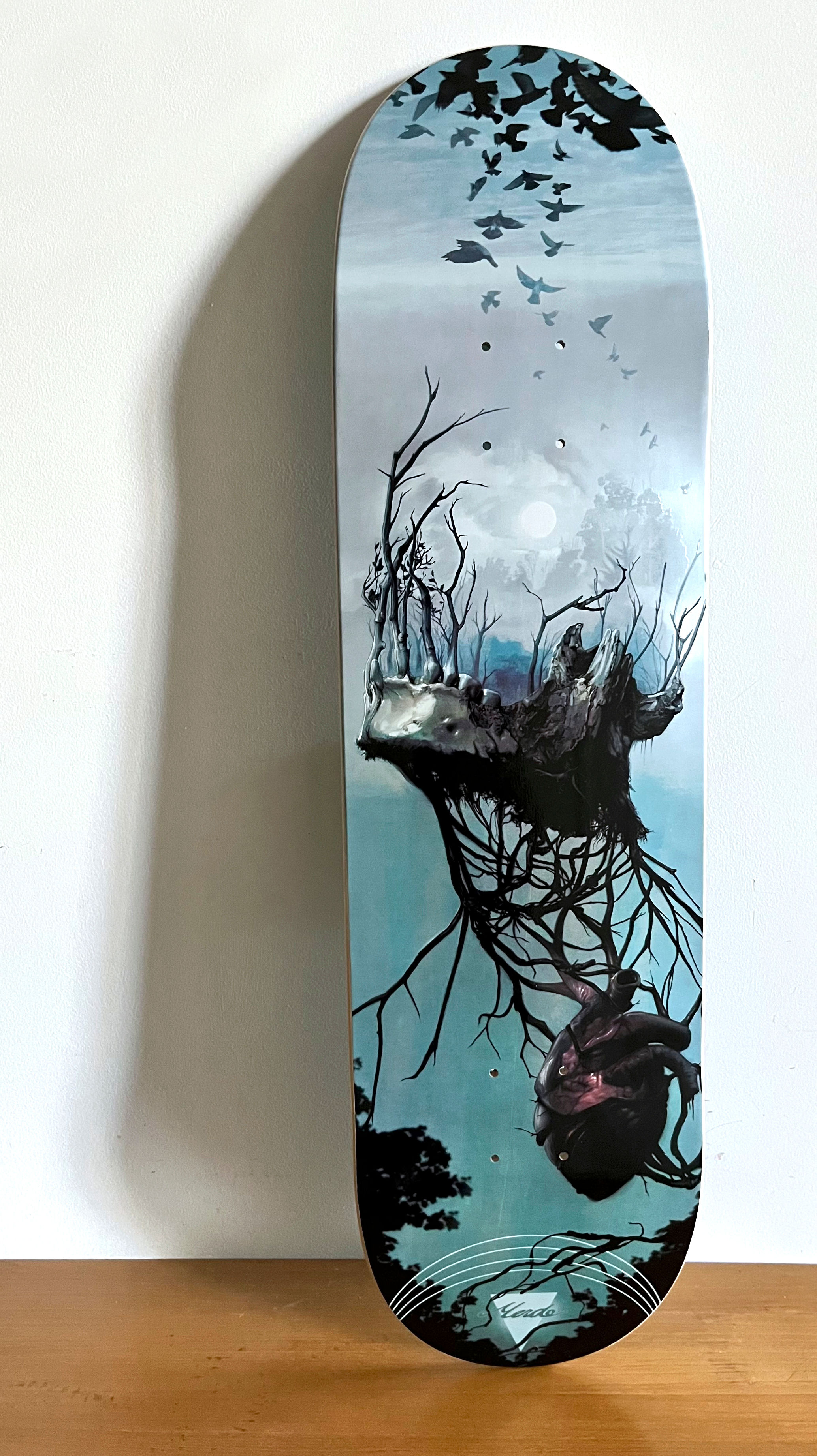 "Aokigahara"  signed skate deck