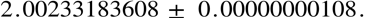 Theoretical value of g