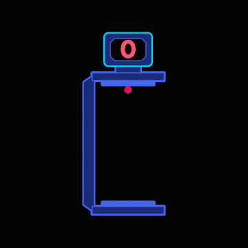 Light clock visualised