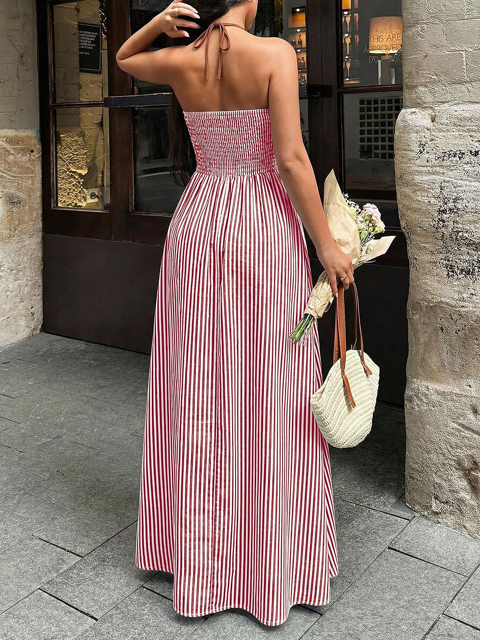 Miniatura: Rosalie Striped Maxi Dress 