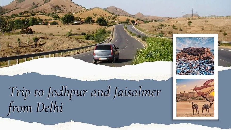 Best Places to visit in Jodhpur and Jaisalmer
