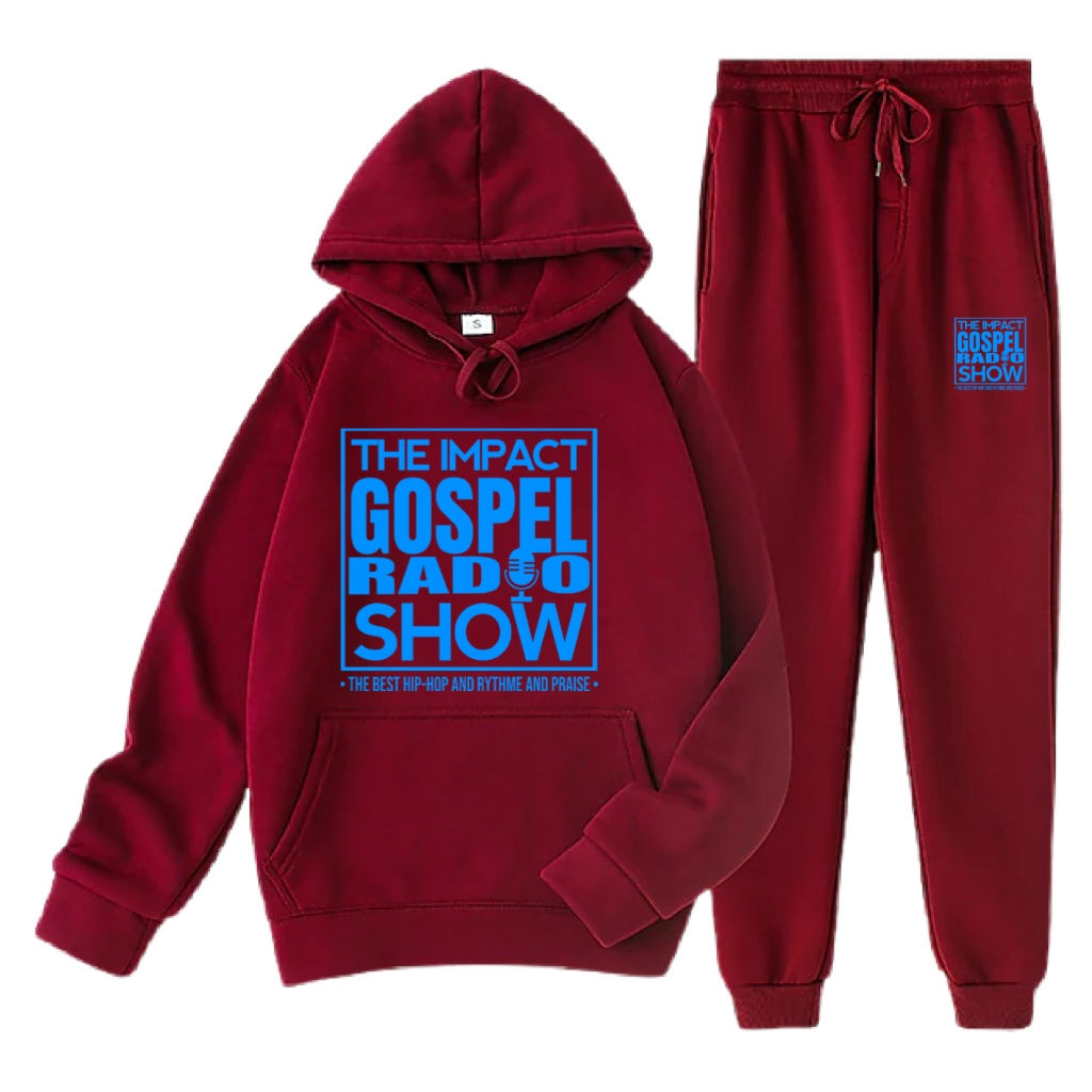 BORDEAUX HOODIE SET