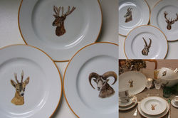 Assiettes montagne chic