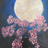 Painting of moon flowers