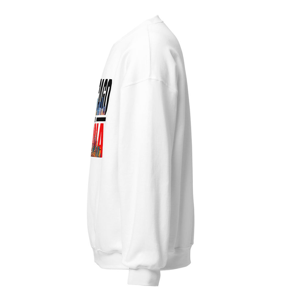 Thumbnail: Global Pathways Unisex White Sweatshirt 2