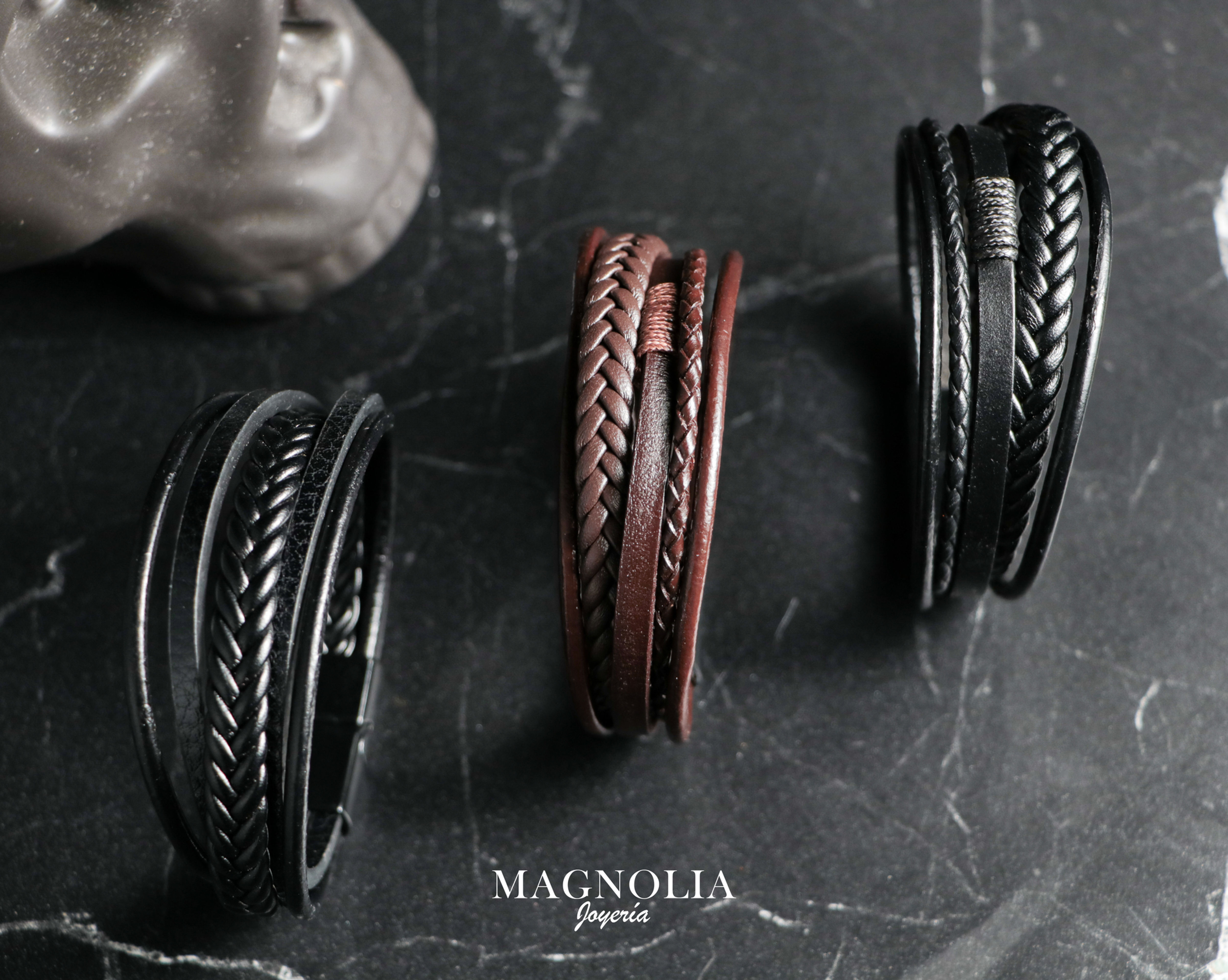 Pulsera trenza cordón