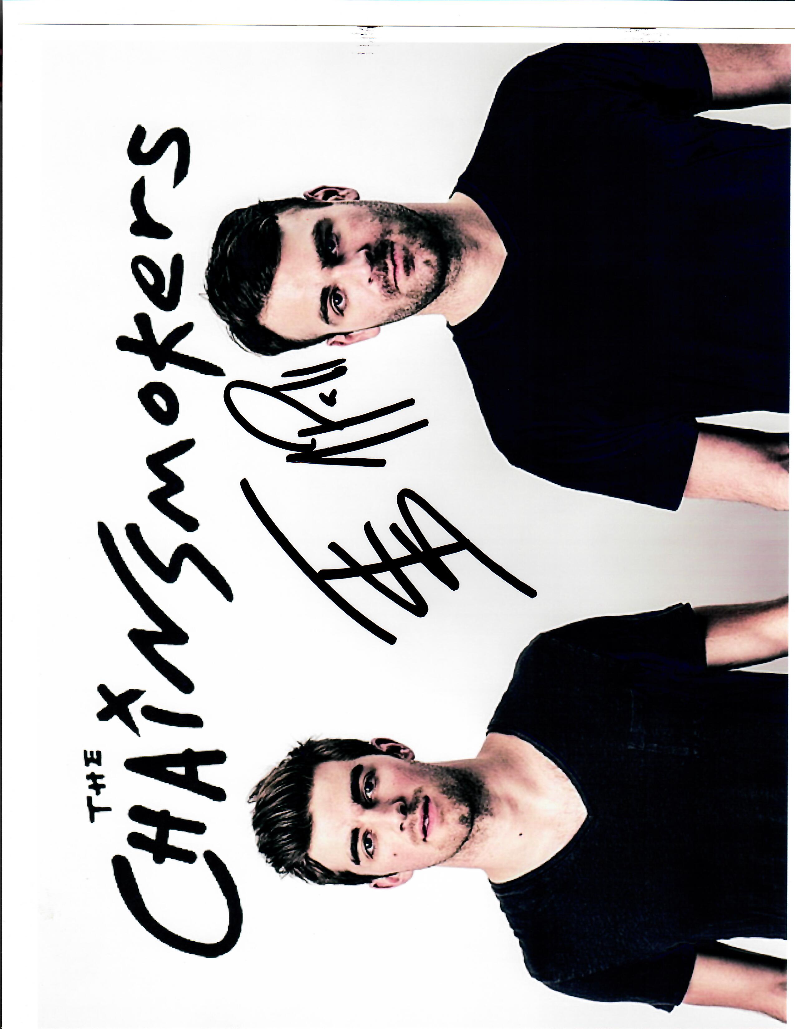 The Chainsmokers Autograph