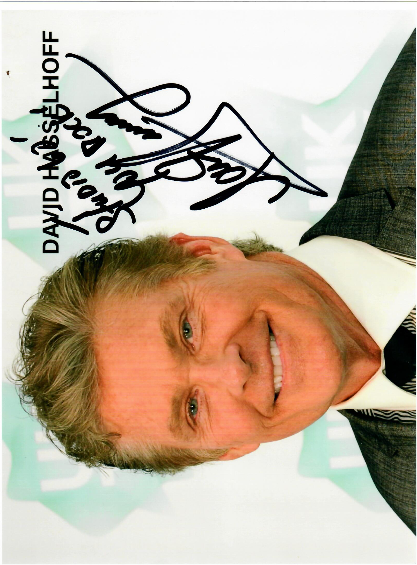 David Hasselhoff Autograph