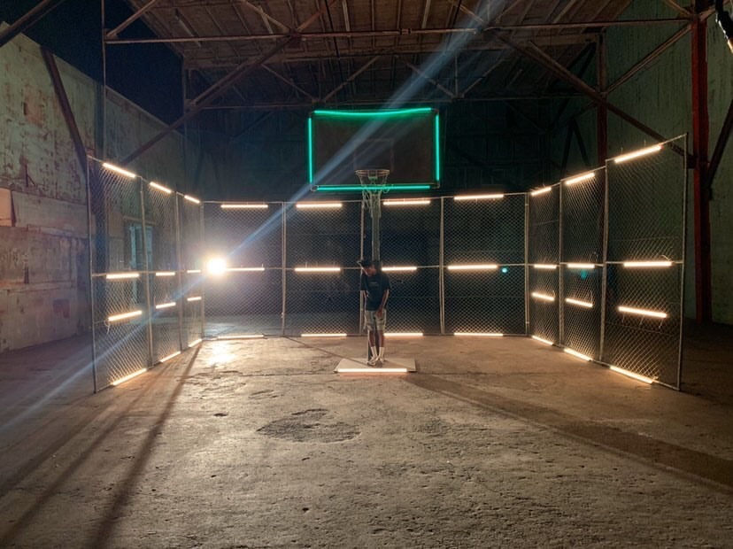 Thumbnail: Industrial Basketball Hoop