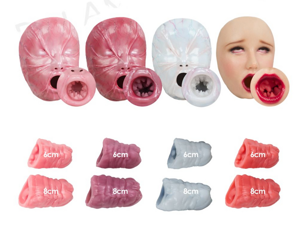 サムネイル： Dreammask M31「欲X（侵入セット）」 シリコン製 フィメールマスク