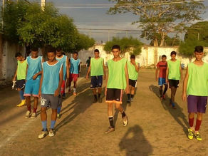 Associação Desportiva de Trindade- GO / Franquia - Píauí, em treinamento.