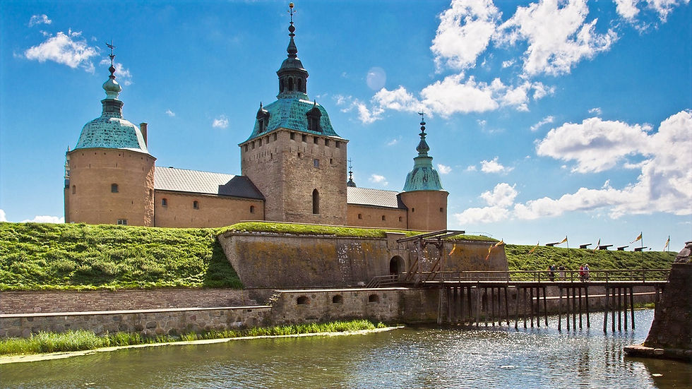 Kalmar slott en solig dag