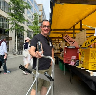 Lokales Wasser 37 am Slow Food Market