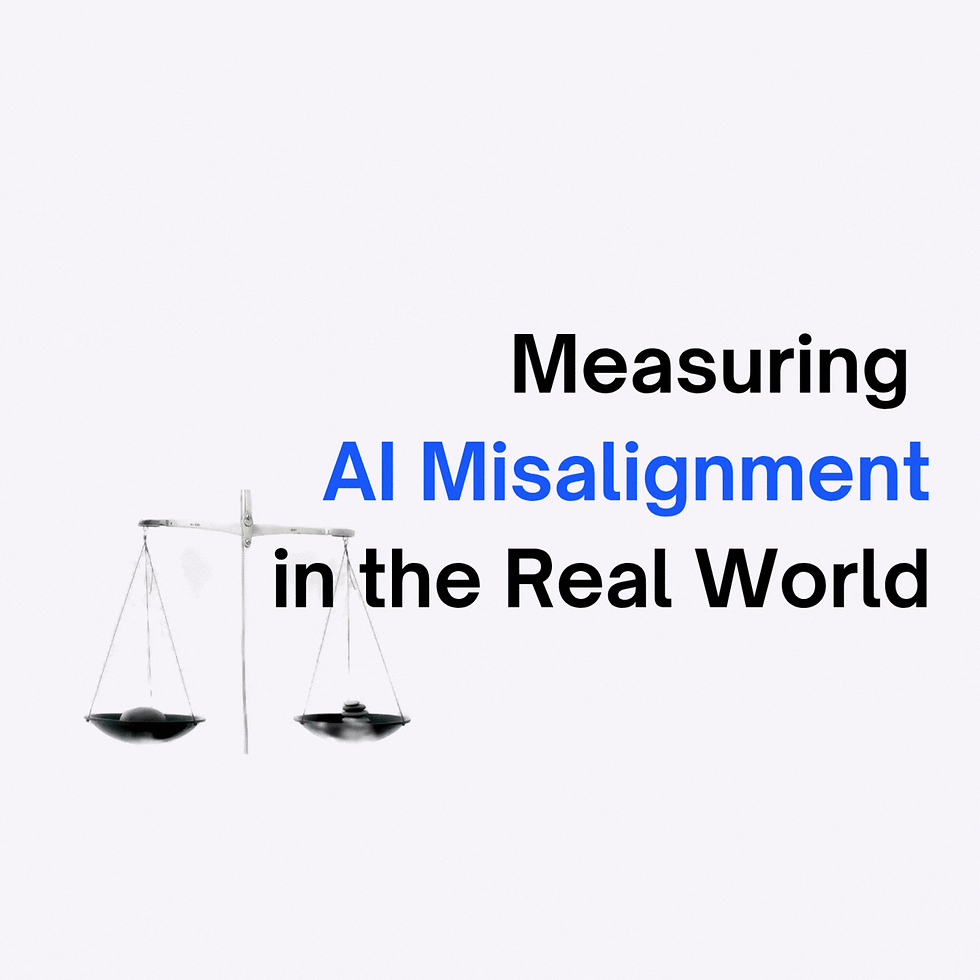 Measuring AI Misalignment in the Real World