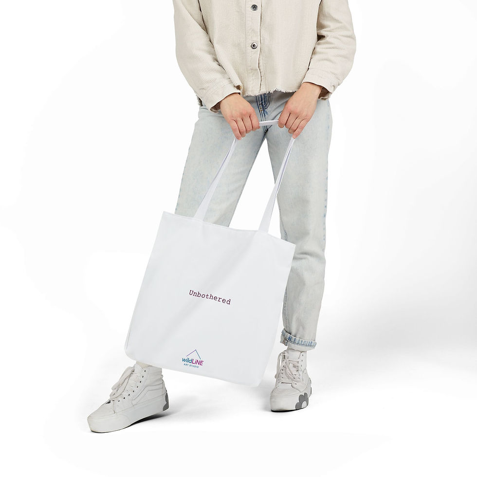 Thumbnail: Canvas Tote Bag - Unbothered in Booth 5