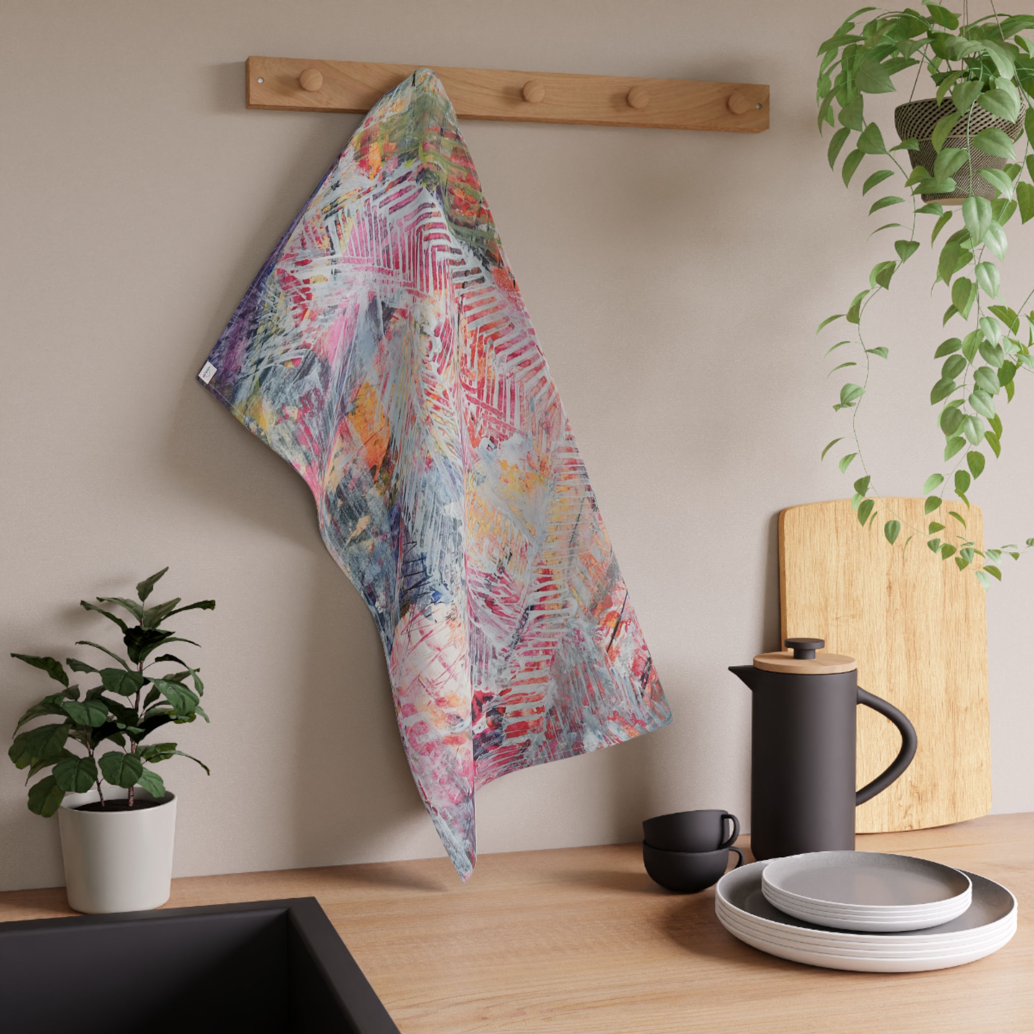 Tea Towel –Pink Fireball