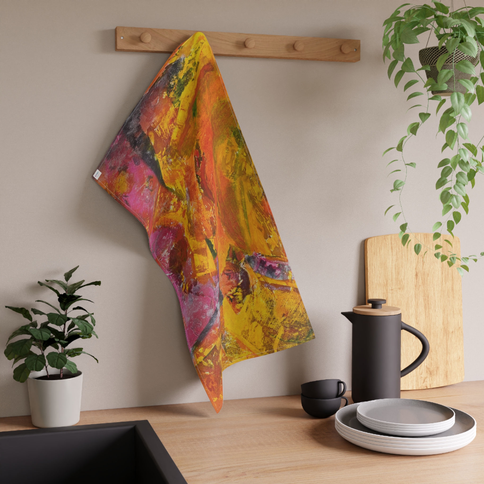 Tea Towel –Fiery Burst
